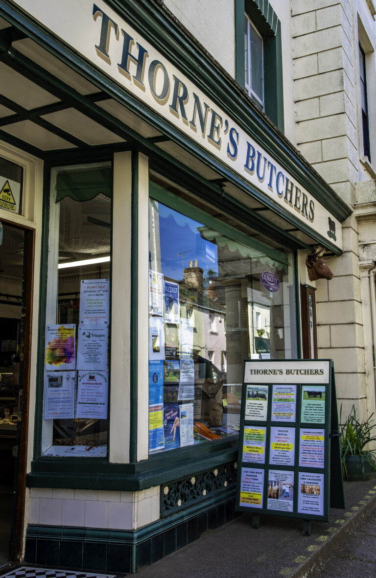 Butcher's shop front